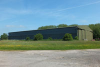 X3PP Airport - one of four surviving T2 hangars at the former RAF Peplow, which was also know as:	HMS Godwit II / RAF Child's Ercall / RNAS Peplow. It was in use between 1941 and 1949 - by Chris Hall