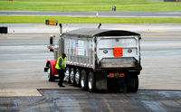Ronald Reagan Washington National Airport (DCA) - Truck - ramp work DCA - by Ronald Barker