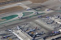 Los Angeles International Airport (LAX) - Busy day at LAX - by flyvertosset
