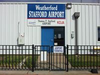 Thomas P Stafford Airport (OJA) - View from South Ramp - by Jamie Nelson