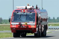 Leipzig/Halle Airport, Leipzig/Halle Germany (EDDP) - Fire engine no.3.... - by Holger Zengler