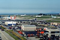 Vancouver International Airport, Vancouver, British Columbia Canada (YVR) - The morning after.....some of the aircraft diverted to YVR on Sep.11,2001 - by metricbolt