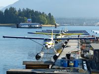 Vancouver Harbour Water Airport (Vancouver Coal Harbour Seaplane Base), Vancouver, British Columbia Canada (CYHC) - A quiet Sunday morning overlooking Harbour Air terminal in Coal Harbour. - by M.L. Jacobs