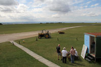 X5SB Airport - Awaiting the return of the cross country competitors. During The Northern Regional Gliding Competition, Sutton Bank, North Yorks, August 2 2013 - by Malcolm Clarke