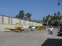 Santa Paula Airport (SZP) - Aviation Museum of Santa Paula First Sunday Open House Fly-In and museum hangars crawl. Assorted aircraft on museum ramp-RV-6. CTSW LSA, XPA-18 and J3C CUB. - by Doug Robertson