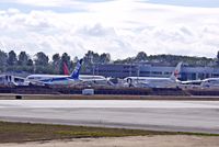 Snohomish County (paine Fld) Airport (PAE) - B787s at Everett - by metricbolt