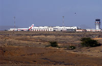 Amilcar Cabral International Airport - Sal airport, viewed from the 'desert'.... - by JPC