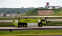 Hartsfield - Jackson Atlanta International Airport (ATL) - Fire truck number 8 - by Ronald Barker