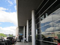 Toncontín International Airport - Entrance of the Toncontin International Airport of Tegucigalpa - by Jonas Laurince