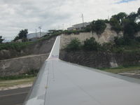 Toncontín International Airport - American Airlines before take off at the tarmac of the Toncontin International Airport of Tegucigalpa - by Jonas Laurince