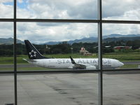 Toncontín International Airport - COPA Aircraft at the Toncontin International Airport of Tegucigalpa - by Jonas Laurince