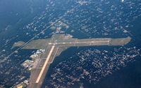 Brookhaven Airport (HWV) - Brookhaven seen from N197DN inbound to JFK from Dublin - by Pete Hughes