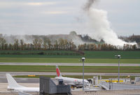 Vienna International Airport, Vienna Austria (LOWW) - white aircraft, white smoke at VIE - by Andreas Ranner