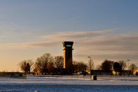 South Bend Airport (SBN) - South Bend Tower at Sunset - by Travis Rader 269-591-0263