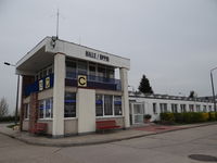 HALLE OPPIN AIRPORT - terminal of Halle opppin - by Jack Poelstra