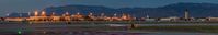 Albuquerque International Sunport Airport (ABQ) - Airport Terminal and tower as seen from field. - by Roland Penttila