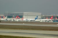 Istanbul Atatürk International Airport, Istanbul Turkey (LTBA) - Taken from the Fly Inn Shopping Mall. - by Carl Byrne (Mervbhx)