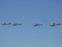 Camarillo Airport (CMA) - Condor Squadron fast pass over Rwy 26 - by Doug Robertson