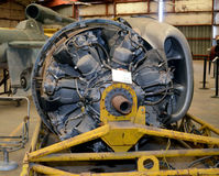 Stinson Municipal Airport (SSF) - Pratt and Whitney R4360 engine at the Texas Air Museum - by Ronald Barker