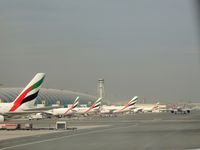 Dubai International Airport - Nice view on the way from parking position to the runway at DXB - by Paul H