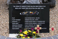 EGBR Airport - Memorial, Breighton Airfield, August 4th 2013. - by Malcolm Clarke