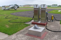 EGBR Airport - Fuelling station Breighton Airfield July 14th 2013. - by Malcolm Clarke