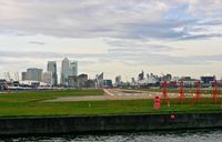 London City Airport, London, England United Kingdom (LCY) - It's after noon on Sunday 8/12/2013 & LCY is opening up. - by Phil R Hamar