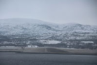 Alta Airport - Alta's runway 11 at the water's edge - by Pete Hughes