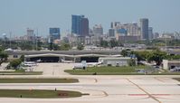 Fort Lauderdale/hollywood International Airport (FLL) - Downtown Ft. Lauderdale behind the airport - by Florida Metal