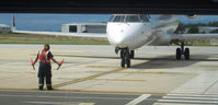 Port Elizabeth Airport - from inside the Terminal building - by Neil Henry