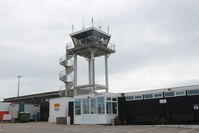 Alderney Airport - Alderney CI, terminal and control tower - by Pete Hughes