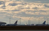 Leipzig/Halle Airport, Leipzig/Halle Germany (EDDP) - Apron 2 under a dramatic sky..... - by Holger Zengler