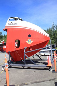 CAA9 Airport - nose section of the unfinished MartinMars #8. - by Pete Hughes