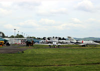 Dundee Airport, Dundee, Scotland United Kingdom (EGPN) - Apron shot facing east at Dundee Riverside EGPN - by Clive Pattle