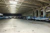 Old Sarum Airfield Airport, Salisbury, England United Kingdom (EGLS) - inside the main hangar at Old Sarum - by Chris Hall