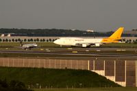 Leipzig/Halle Airport, Leipzig/Halle Germany (EDDP) - Big bird meets small bird at holding point 26L..... - by Holger Zengler