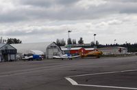 Langley Regional Airport - Ramp of Langley airport BC - by Jack Poelstra