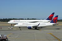 Seattle-tacoma International Airport (SEA) - Delta jets at SEA - by metricbolt