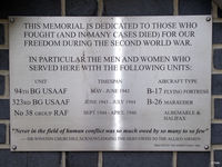 Earls Colne Airfield - Memorial Plaque to WWII USAF Airmen at Earl's Colne EGSR - by Clive Pattle