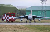 RAF Lossiemouth Airport, Lossiemouth, Scotland United Kingdom (EGQS) - Threshold operations at RAF Lossiemouth EGQS - by Clive Pattle