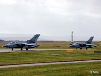 RAF Lossiemouth Airport, Lossiemouth, Scotland United Kingdom (EGQS) - Long Taxy at RAF Lossiemouth EGQS - by Clive Pattle