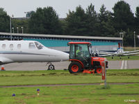 Dundee Airport, Dundee, Scotland United Kingdom (EGPN) - Grass Cutting Ops at Dundee Riverside EGPN - by Clive Pattle