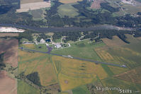 Skydive Chicago Airport (8N2) - Skydive Chicago from the West - by Dave G