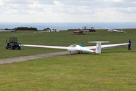 X5SB Airport - Sutton Bank Gliding Centre, September 7th 2014. - by Malcolm Clarke