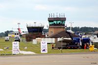 RAF Waddington - Tower view on Airshow days 14 - by Clive Pattle