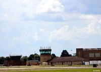 RAF Waddington - The old and the new towers at RAF Waddington - by Clive Pattle