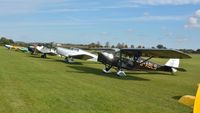 EGTH Airport - 5. A selection of the 'racing' aircraft at the rousing season finale Race Day Air Show at Shuttleworth, Oct. 2014 - by Eric.Fishwick