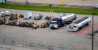 Dallas/fort Worth International Airport (DFW) - Fuel trucks DFW - by Ronald Barker