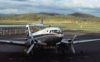 Port Moresby/Jackson International Airport - TAA Airlines of New Guinea Douglas DC-3 at Port Moresby Airport in December 1974. - by Peter Lea