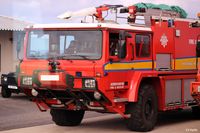 FHAW Airport - The Fire and Rescue Tender at Ascension Island FHAW - by Clive Pattle